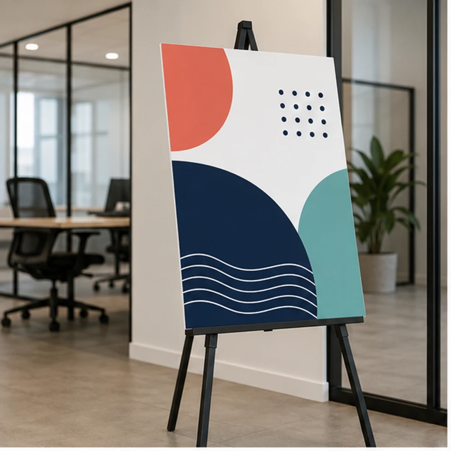 Custom mounted posters & foam board example