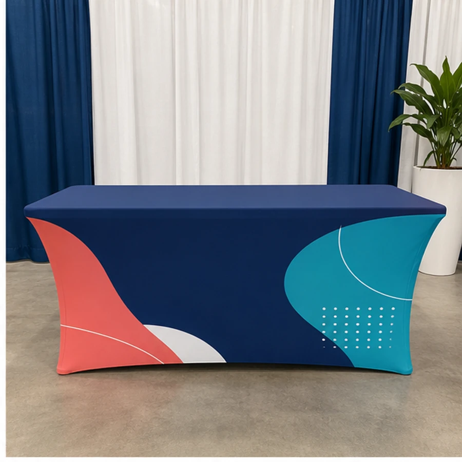 Custom fabric table throws example