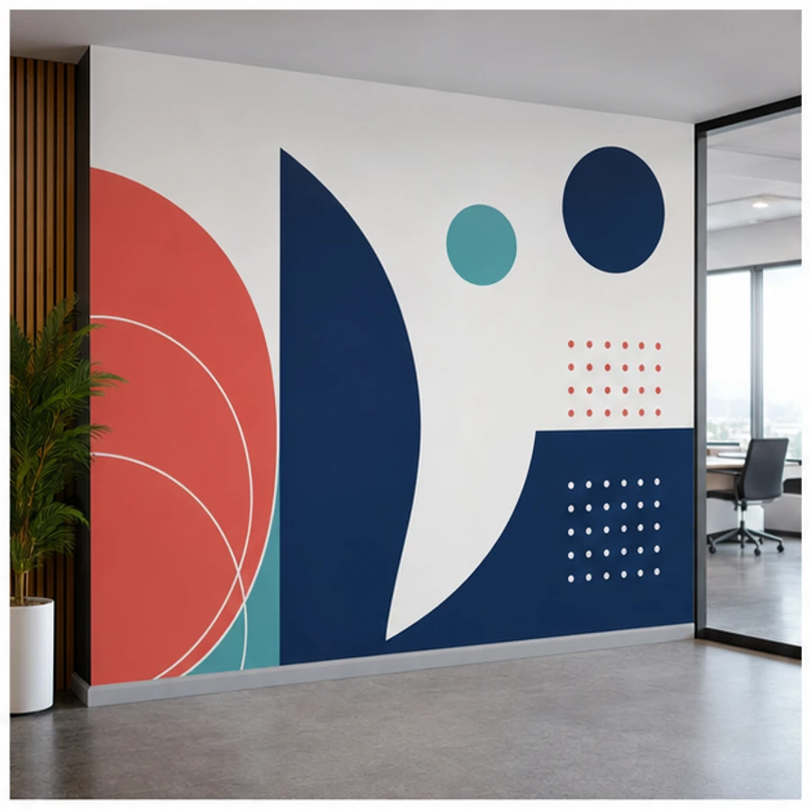Custom wall graphics example